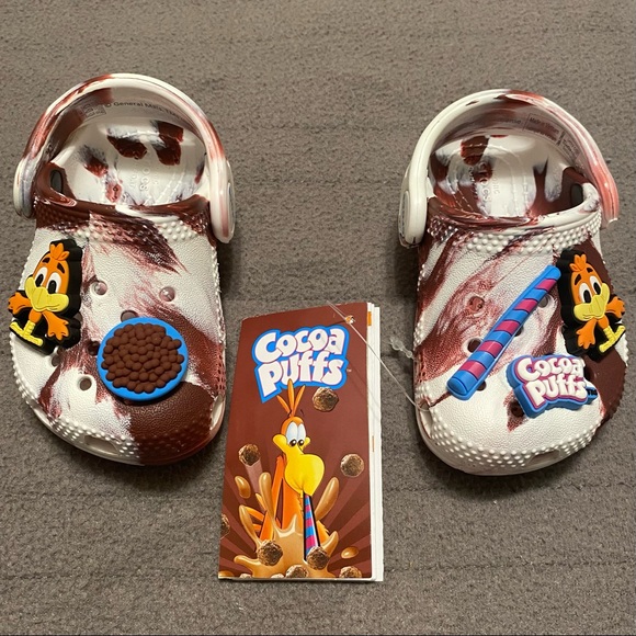 CROCS Shoes Cocoa Puffs Cereal Classic Crocs Size C 4 Td Toddler